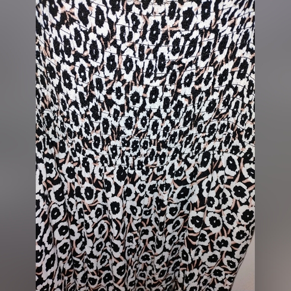 Diane Von Fristenburg Summer Printed Maxi Dress Adjustable Straps Size Small - Picture 8 of 8